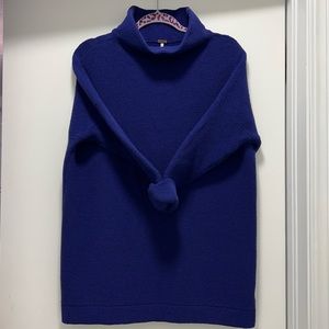 Free People Ottoman Slouchy Tunic Sweater Ultraviolet Size S/P